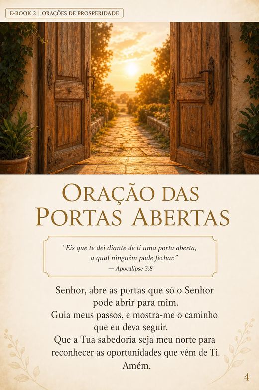 Prévia — oração das portas abertas